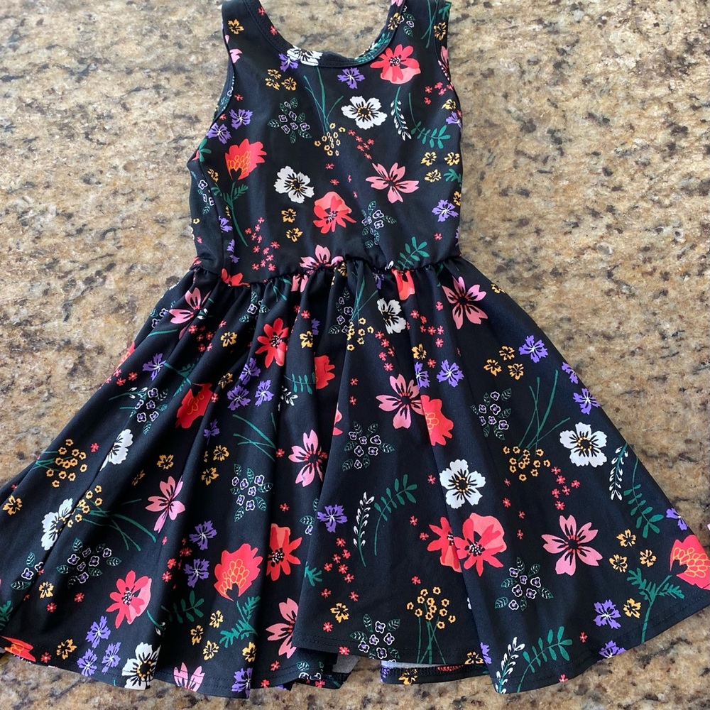 Dot Dot Smile Pleated Blue and Red Sundress